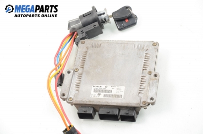 ECU cu cheie de contact pentru Citroen Xsara Picasso 2.0 HDi, 90 cp, 2002 № Bosch 0 281 010 595