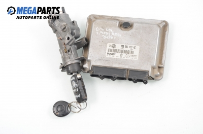 ECU incl. ignition key for Volkswagen Golf IV 1.9 TDI, 90 hp, 3 doors, 2000 № Bosch 0 281 001 851