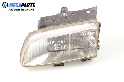 Headlight for Citroen Berlingo 1.4, 75 hp, 2000, position: left