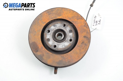 Knuckle hub for Peugeot 307 2.0 HDI, 107 hp, hatchback, 5 doors, 2003, position: front - left