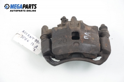 Caliper for Hyundai Accent 1.3 12V, 84 hp, sedan, 1999, position: front - right