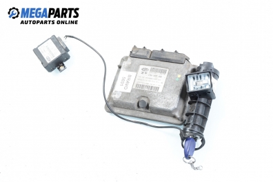 ECU incl. ignition key and immobilizer for Fiat Bravo 1.6 16V, 103 hp, 3 doors, 1999 № Magneti Marelli IAW.49F.89