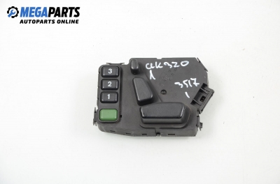 Seat adjustment switch for Mercedes-Benz CLK-Class 208 (C/A) 3.2, 218 hp, coupe automatic, 1999, position: left
