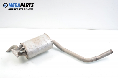 Rear muffler for Mercedes-Benz 190 (W201) 2.0, 122 hp, sedan, 1992