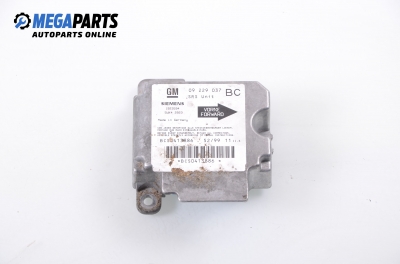Steuermodul airbag for Opel Astra G 1.7 16V DTI, 75 hp, combi, 2001 № GM 09 229 037