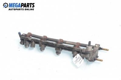 Fuel rail with injectors for Ford Fiesta IV 1.4 16V, 90 hp, 3 doors, 1998
