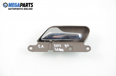 Inner handle for Mercedes-Benz S W140 2.8, 193 hp automatic, 1995, position: rear - left