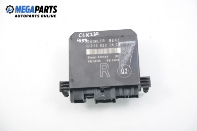 Door module for Mercedes-Benz CLK-Class 208 (C/A) 2.3 Kompressor, 193 hp, coupe automatic, 2000, position: right № A 210 820 78 26