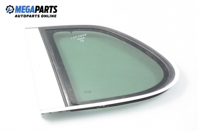 Vent window for Porsche Cayenne 4.5 S, 340 hp automatic, 2003, position: rear - left