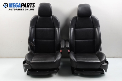 Scaune din piele pentru Peugeot 307 2.0 HDi, 107 cp, hatchback, 5 uși, 2004