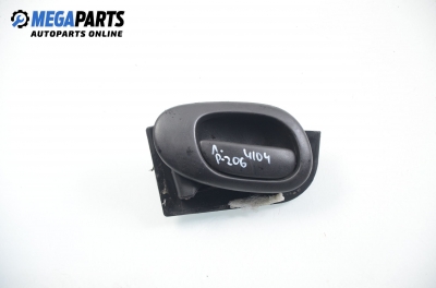 Inner handle for Peugeot 206 1.1, 60 hp, hatchback, 3 doors, 2000, position: left