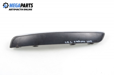 Material profilat bară de protecție față for Peugeot 407 2.0 HDI, 136 hp, sedan, 2004, position: stânga