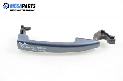 Mâner exterior pentru Peugeot 407 2.0 HDI, 136 cp, sedan, 2004, poziție: stânga - fața