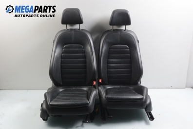 Scaune din piele cu reglare și încălzire electrice, volan pe dreapta pentru Volkswagen Passat (B6) 2.0 TDI, 170 cp, combi automat, 2007