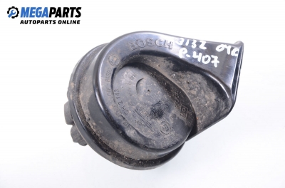 Horn for Peugeot 407 2.0 HDi, 136 hp, sedan, 2004