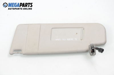 Sun visor for Volkswagen Bora 2.3 V5, 150 hp, sedan automatic, 2000, position: left