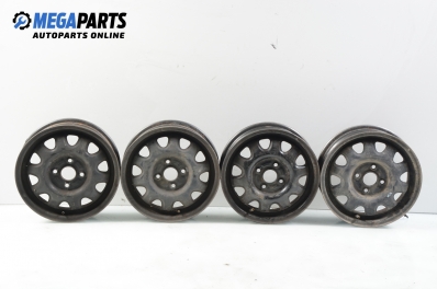 Steel wheels for Opel Agila A (2000-2007) 14 inches, width 4.5 (The price is for the set)