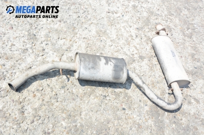 Muffler for Peugeot Boxer 2.5 D, 86 hp, truck, 1999