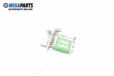 Blower motor resistor for Opel Corsa B 1.2, 45 hp, 3 doors, 1996