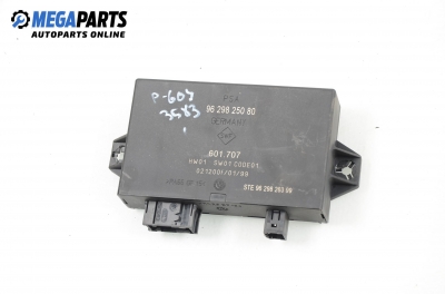 Parking sensor control module for Peugeot 607 2.2 HDI, 133 hp automatic, 2001 № 96 298 250 80