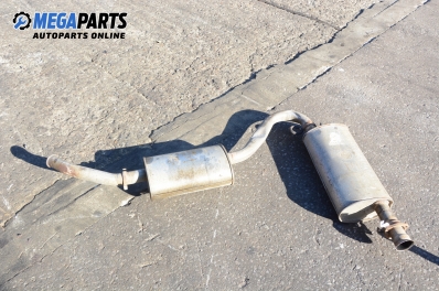 Muffler for Peugeot Boxer 2.5 TDI, 107 hp, truck, 1996