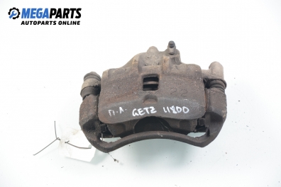 Caliper for Hyundai Getz 1.3, 82 hp, 5 doors, 2004, position: front - left