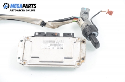ECU incl. ignition key for Peugeot Partner 1.6, 109 hp, 2003 № Bosch 0 261 207 859