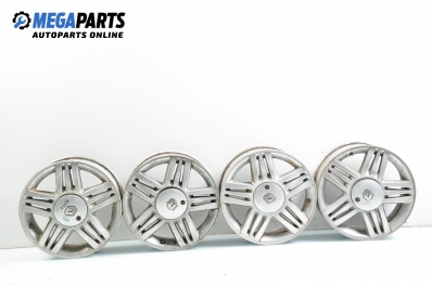 Alloy wheels for Renault Megane II (2002-2009) 16 inches, width 6.5 (The price is for the set)