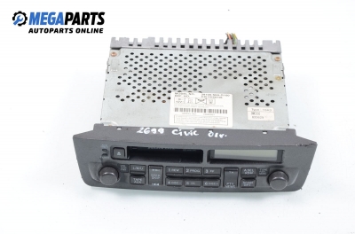 Auto kassettenspieler für Honda Civic VII 1.4, 75 hp, hecktür, 5 türen, 2001