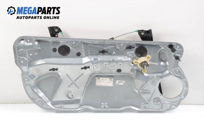 Macara geam cu acționare manuală pentru Volkswagen Polo (9N/9N3) 1.2 12V, 64 cp, 3 uși, 2002, poziție: stânga