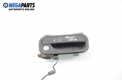 Außengriff für Opel Corsa B 1.0 12V, 54 hp, 5 türen, 1998, position: links, vorderseite