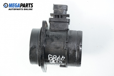 Air mass flow meter for Fiat Grande Punto 1.3 D Multijet, 75 hp, hatchback, 2006 № Bosch 0 281 002 792