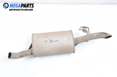 Muffler for Fiat Punto 1.7 D, 57 hp, hatchback, 1994