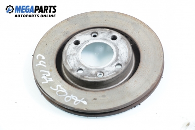 Brake disc for Citroen C4 1.6 HDi, 92 hp, hatchback, 5 doors, 2011, position: front