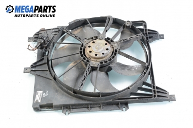 Radiator fan for Renault Clio III 1.5 dCi, 65 hp, 3 doors, 2010