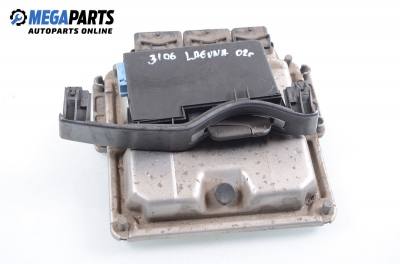 ECU incl. card and reader for Renault Laguna 1.9 dCi, 120 hp, station wagon, 2002 № Bosch 0 281 010 556