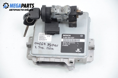 ECU cu cheie de contact for Opel Omega B 2.5 TD, 130 hp, sedan, 1999 № Bosch 0 281 001 427