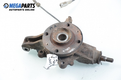 Knuckle hub for Peugeot 307 1.4 HDi, 68 hp, hatchback, 3 doors, 2002, position: front - left