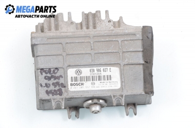 ECU für Volkswagen Polo (6N/6N2) 1.0, 50 hp, hecktür, 5 türen, 1999 № Bosch 030 906 027 E