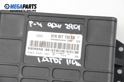 Steuergerät automatikgetriebe für Volkswagen Passat 1.9 TDI, 110 hp, combi automatik, 1999 № 01N 927 733 EB