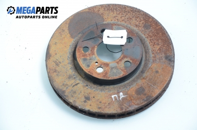 Brake disc for Toyota Avensis 1.8 VVT-i, 129 hp, sedan, 2001, position: front