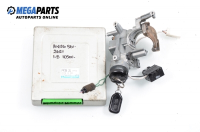 ECU cu cheie de contact pentru Mazda 626 (V) 1.8, 105 cp, sedan, 1996 № E2T86181M