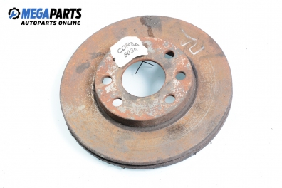 Brake disc for Opel Corsa B 1.4 16V, 90 hp, 3 doors automatic, 1996, position: front