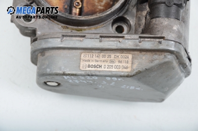 Butterfly valve for Mercedes-Benz ML W163 3.2, 218 hp automatic, 1999 № Bosch 0 205 003 046