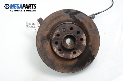 Knuckle hub for Opel Astra H 1.6, 105 hp, hatchback, 5 doors, 2006, position: front - right