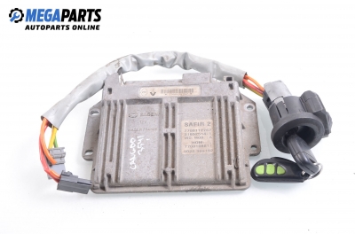 ECU incl. ignition key for Renault Kangoo 1.2, 58 hp, truck, 1999 № 7700112767