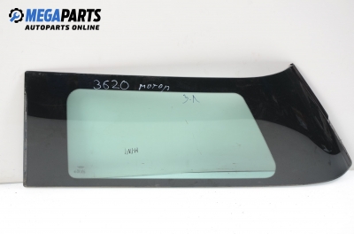 Vent window for Mini Cooper (R50, R53) 1.6, 90 hp, hatchback, 3 doors, 2001, position: rear - left