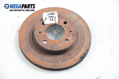 Brake disc for Nissan Sunny (B13, N14) 2.0 D, 75 hp, station wagon, 1992, position: front