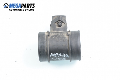 Air mass flow meter for Opel Meriva A 1.7 DTI, 75 hp, 2006 № Bosch 0 281 002 579