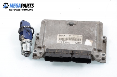 ECU cu cheie de contact pentru Fiat Stilo 1.9 JTD, 115 cp, hatchback, 5 uși, 2004 № BOSCH 0 281 011 396